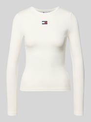 Slim fit shirt met lange mouwen van katoenmix van Tommy Jeans - 30