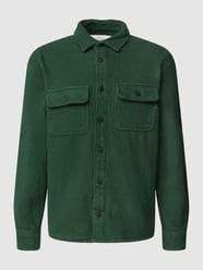 Hemdjacke mit Brusttaschen von REVIEW Grün - 16