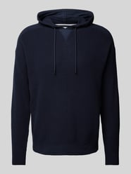 Relaxed Fit Hoodie aus reiner Baumwolle im Fabricmix von s.Oliver RED LABEL Blau - 10