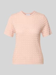 Koszulka z dzianiny z mieszanka wiskozy z okrągły dekolt od Jake*s Collection - 12
