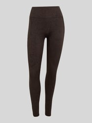 Legginsy o kroju skinny fit sport z nadrukiem z logo od adidas Training - 4