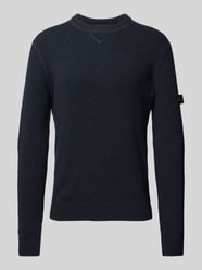 Sweatshirt mit Label-Badge Modell 'KLUNKER' von Peuterey Blau - 39