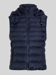 Kamizelka pikowana o kroju regular fit z wyhaftowanym logo od Polo Ralph Lauren - 2