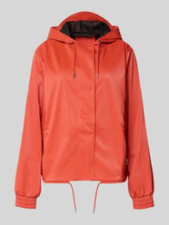 Jacke mit Abdeckleiste von Rains Orange - 4