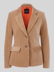 Regular Fit Longblazer mit Cordstruktur von Marc Cain - 1