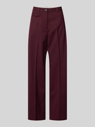 Spodnie o kroju loose fit o szerokości z mieszanki wełny od Tommy Hilfiger - 16