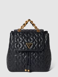 Rucksack mit Steppnähten Modell 'ELENIA' von Guess Schwarz - 27