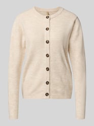 Gebreid jack met ronde hals, model 'ORLEAN' van Soyaconcept - 5