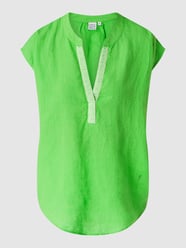 Blusentop aus Leinen  von Emily Van den Bergh Grün - 17