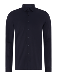 Slim Fit Business-Hemd aus Jersey mit extra langem Arm  von OLYMP Level Five Blau - 43