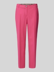 Slim Fit Anzughose mit Bügelfalten von Marc Cain Pink - 30