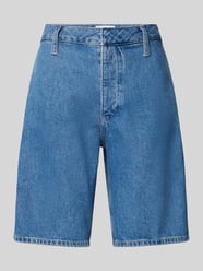 Straight Leg Jeansshorts mit Gürtelschlaufen Modell '90' von Calvin Klein Jeans Blau - 24