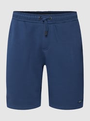 Sweatshorts mit Label-Detail von Blend Blau - 25