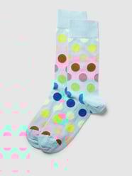 Skarpety ze wzorem w grochy model ‘Big Dot’ od Happy Socks Niebieski - 26