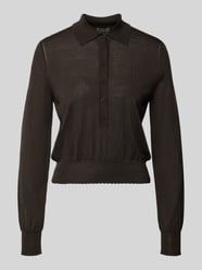 Pullover aus Schurwolle mit Polokragen Modell 'MYNERVA' von DRYKORN - 8
