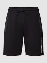 Sweatshorts mit Label-Print Modell 'GYMTECH SHORT' von Superdry Sports Schwarz - 3