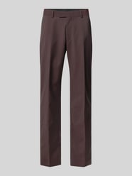 Regular Fit Anzughose aus Wolle mit Bügelfalten Modell 'Tenuta' von Tiger Of Sweden Bordeaux - 22