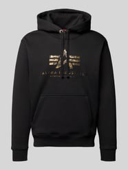 Hoodie met logo en kangoeroezak van Alpha Industries - 27