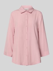 Regular Fit Bluse aus Viskose mit 3/4-Arm von Christian Berg Woman Pink - 31