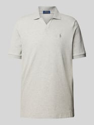 Classic Fit Poloshirt mit Logo-Stitching von Polo Ralph Lauren Grau - 38