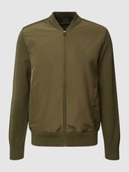 Bomberjacke mit Logo-Stitching von Polo Ralph Lauren Grün - 25