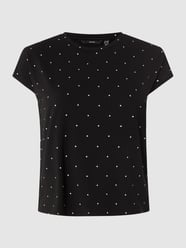 PLUS SIZE T-Shirt mit Stretch-Anteil Modell 'Marie' von Vero Moda Curve Schwarz - 37