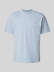 T-Shirt mit Label-Stitching Modell 'DUSTER' von Carhartt Work In Progress Blau - 27