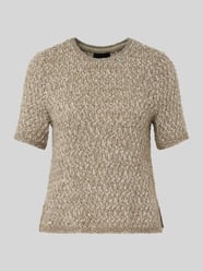 T-shirt van wolmix met pailletten van Marc Cain - 25