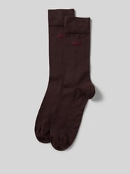 Socken mit Label-Detail im 2er-Pack von BOSS Bordeaux - 23