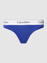 String in effen design van Calvin Klein Underwear Paars - 38