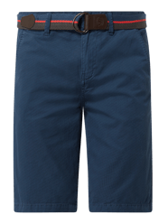 Regular Fit Chino-Shorts aus Baumwolle Modell 'Craig' von Lerros Blau - 4