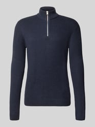 Strickpullover mit Troyer-Kragen Modell 'PANNEL' von JACK & JONES - 1