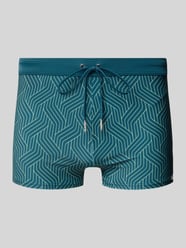 slim fit zwembroek met tunnelkoord van SCHIESSER - 39