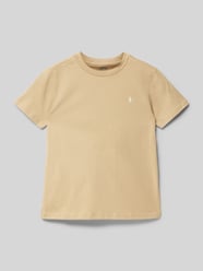 T-Shirt mit Rundhalsausschnitt von Polo Ralph Lauren Kids Beige - 8