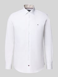 Koszula biznesowa o kroju regular fit z czystej bawełny od Tommy Hilfiger - 6