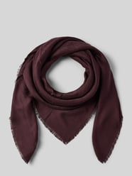 Sjaal met all-over logoprint, model 'Tonal' van CK Calvin Klein Bordeaux - 36