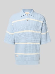 Relaxed Fit Poloshirt mit Strukturmuster von BLKVIS - 4