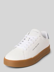 Sneakersy niskie ze skóry naturalnej od Tommy Hilfiger - 25
