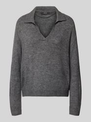Regular Fit Strickpullover mit Hemdkragen Modell 'LEFILE' von Vero Moda - 8
