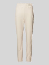 Stoffhose mit elastischem Bund Modell 'RODANO' von MM Beige - 2