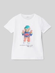 T-Shirt mit Label-Print von Polo Ralph Lauren Kids - 32