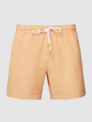 Zwembroek met streepmotief, model 'PEDRO BAY' van Esprit Oranje - 43