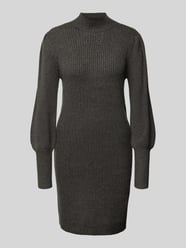 Strickkleid mit Turtleneck Modell 'KATIA' von Only Grau - 24