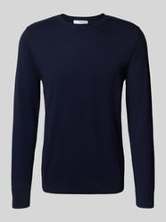 Regular Fit Strickpullover aus reiner Baumwolle Modell 'BERG' von Selected - 22