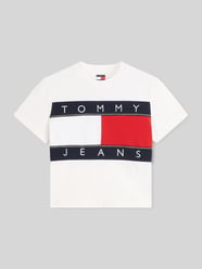 Regular Fit T-Shirt aus reiner Baumwolle mit Logo-Print von Tommy Jeans - 5