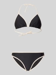 Zestaw bikini w fasonie trójkąta, krój slim fit od Shiwi - 18