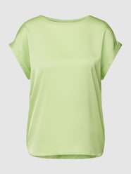 T-shirt met vaste mouwomslagen, model 'ELLETTE' van Vila Groen - 5