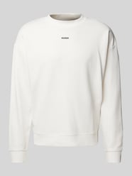 Sweatshirt mit Label-Detail Modell 'Dapocrew' von HUGO Beige - 39