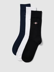 Socken aus Baumwoll-Mix im 3er-Pack von Gant Schwarz - 7