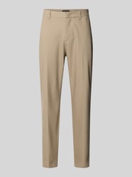 Relaxed Fit Stoffhose aus Leinen-Mix Modell 'BELSBO JOGGER' von Marc O'Polo Beige - 10